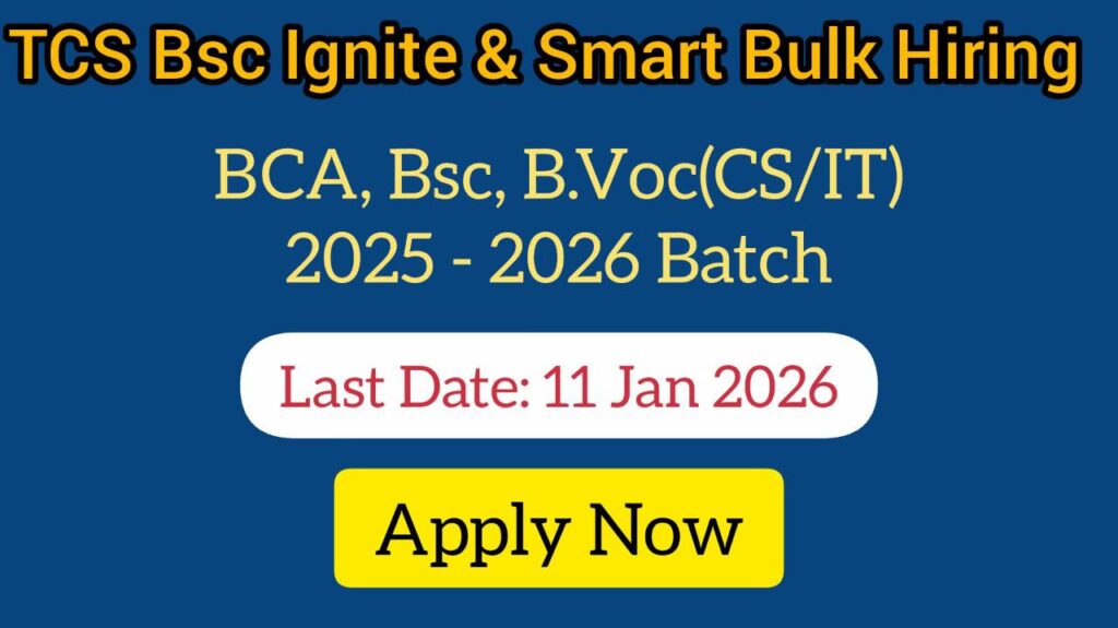 TCS BSc Ignite & Smart Hiring