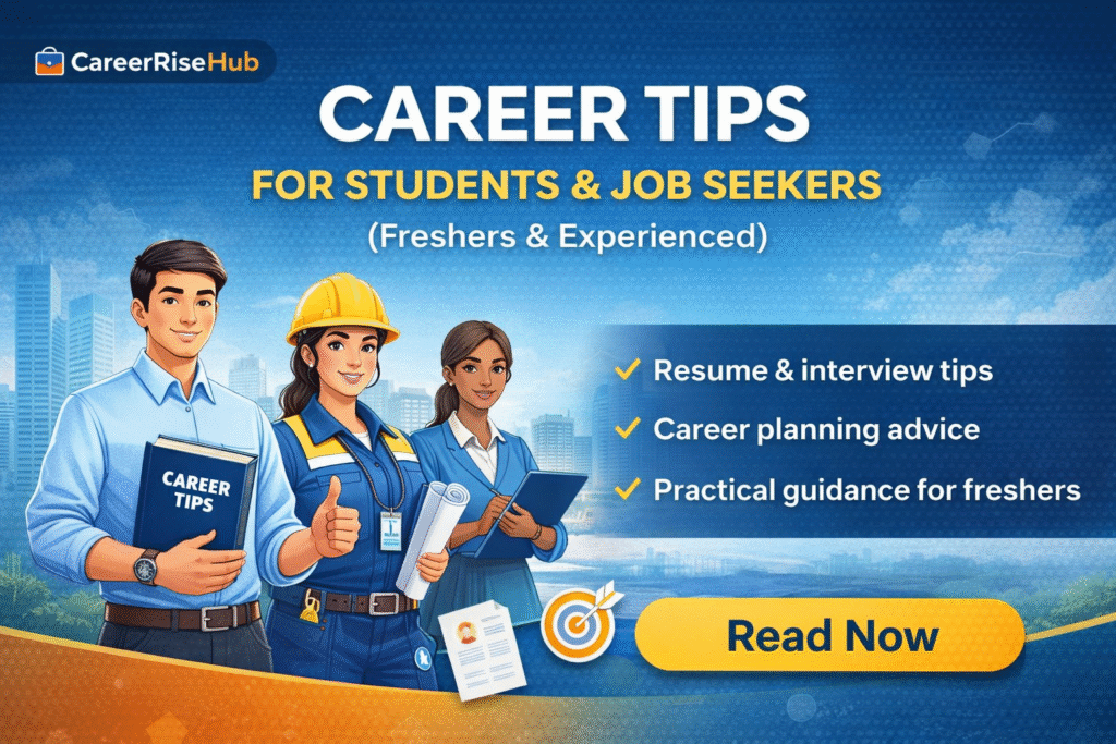 Career Tips For Freshers