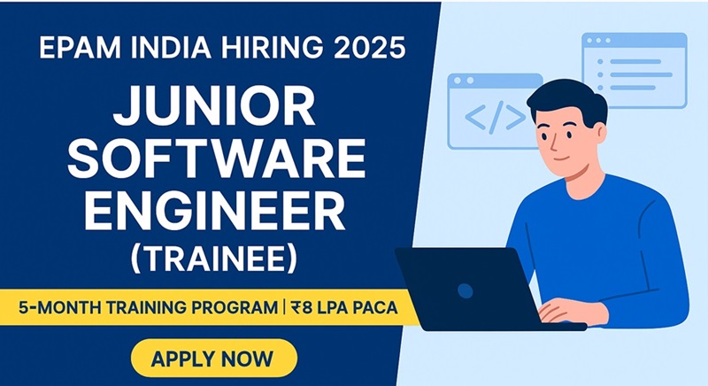 EPAM Hiring Junior Software Engineer (Trainee)