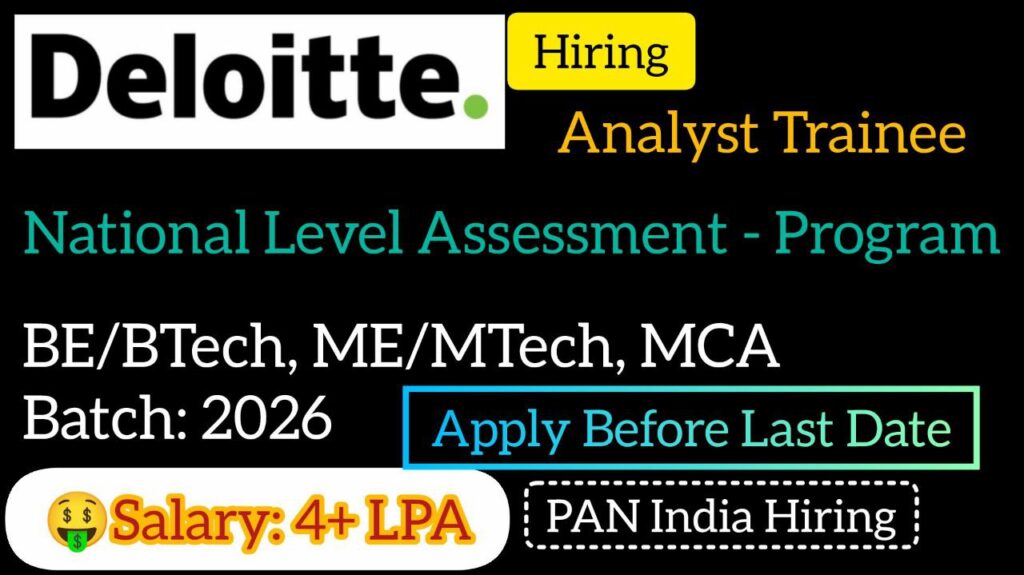 Deloitte NLA Hiring 2026