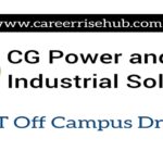 CG Power Early Careers Program 2026