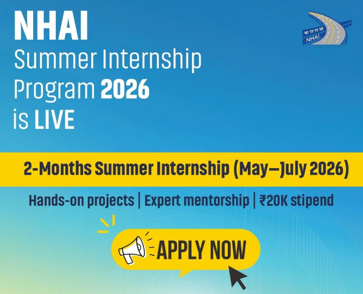 NHAI Summer Internship 2026