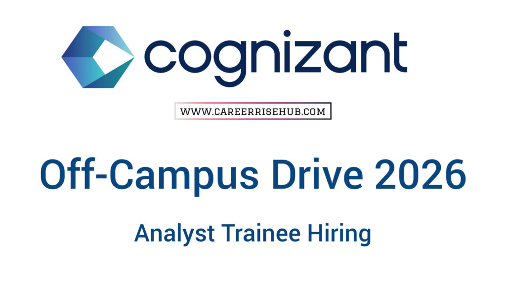 Cognizant Off Campus Drive 2026