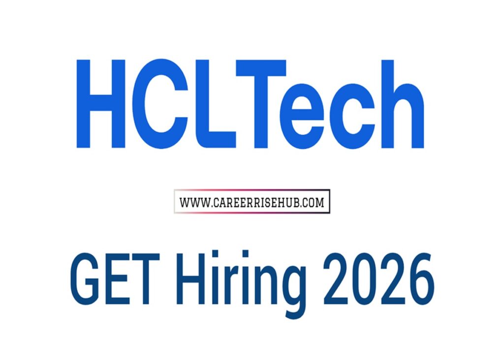 HCLTech GET Hiring 2026
