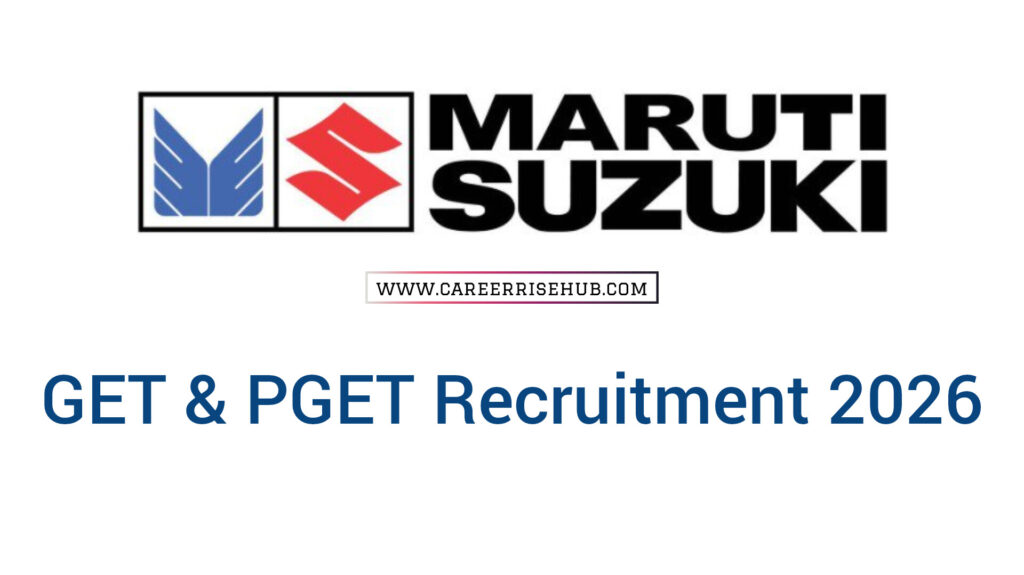Maruti Suzuki Recruitment 2026