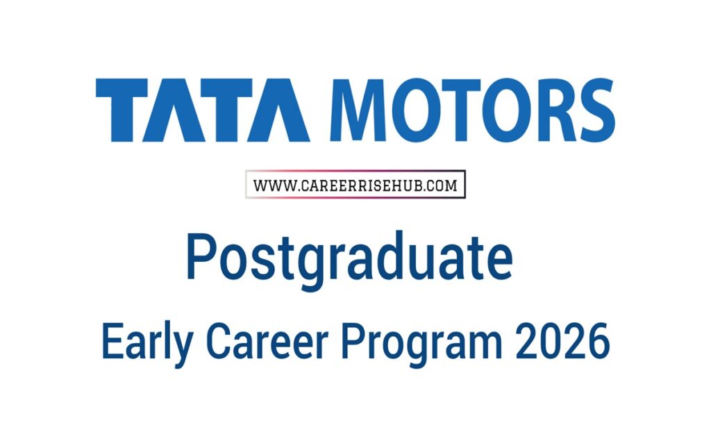 Tata Motors Postgraduate Early Career Program 2026