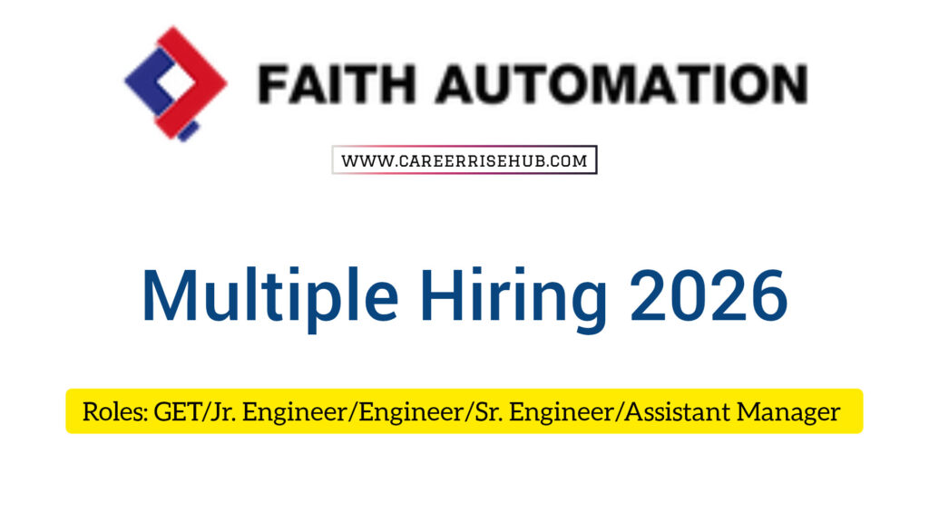 Faith Automation Hiring 2026