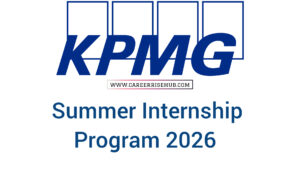 KPMG Summer Internship Program 2026