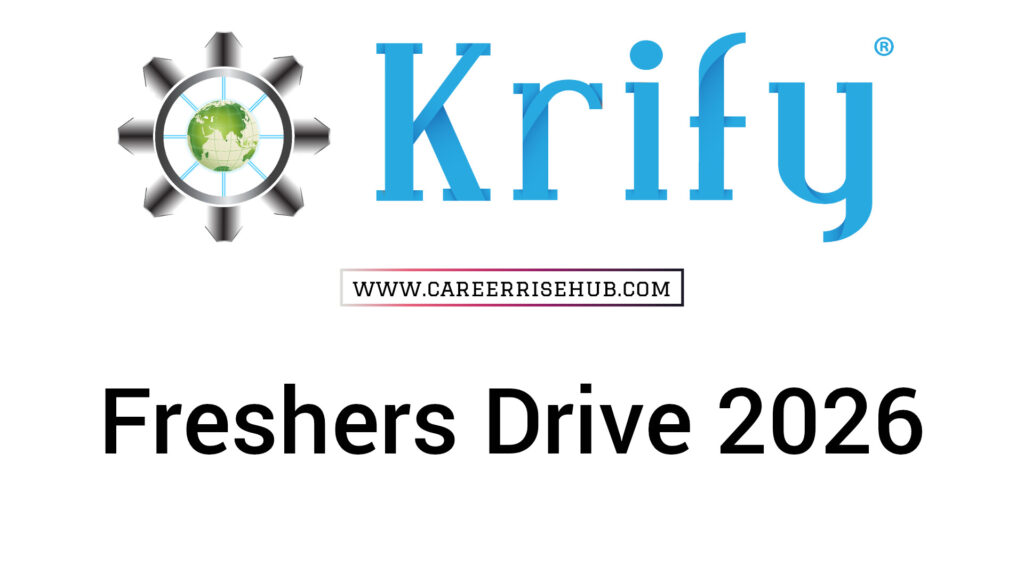 Krify Freshers Drive 2026