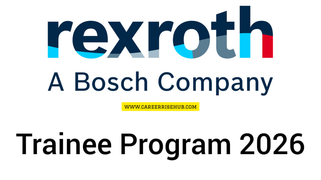 Bosch Rexroth India Trainee Program 2026