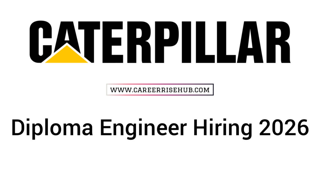 Caterpillar Trainee Recruitment 2026
