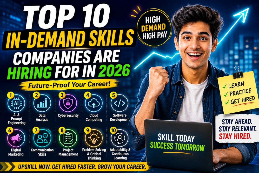 Top 10 In-Demand Skills Companies Are Hiring For in 2026