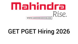 Mahindra Campus Hiring 2026