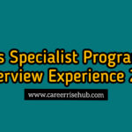 Infosys Specialist Programmer Interview Experience