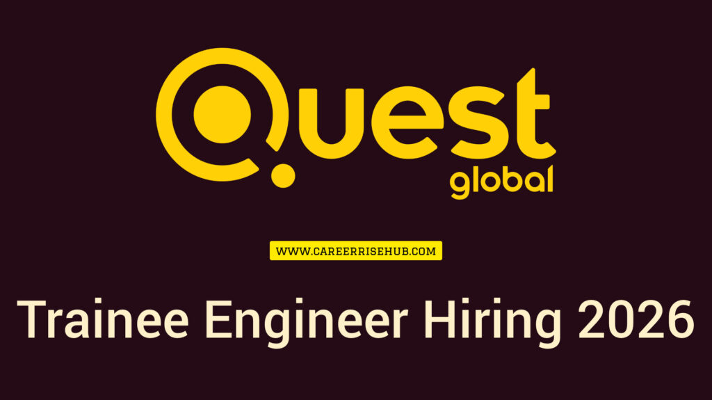 Quest Global Trainee Engineer Hiring 2026