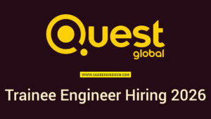 Quest Global Trainee Engineer Hiring 2026