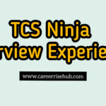 TCS Ninja Interview Experience