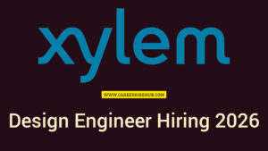 Xylem Mechanical Design Engineer Hiring 2026